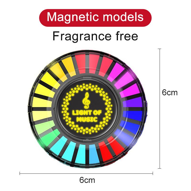 

Автомобильный музыкальный ритм-светильник RGB светодиодный музыкальный автомобильный вентиляционный светильник приложение звуковая активация светодиодные фонари управление освежителем воздуха окружающее освещение