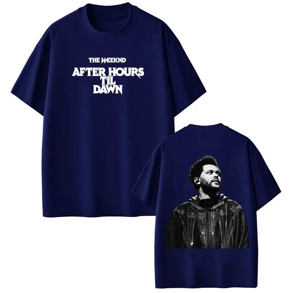 Unisex Women Fashion Tshirt The Weeknd After Hour Til Dawn World Tour  Print T Shirt Loose Casual Cotton Vintage Tshirts Tops