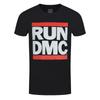 Run DMC Póló Logó Rock Rap Együttes Hivatalos Fekete Új