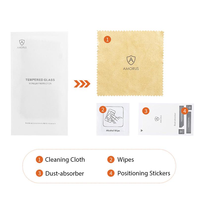 AMORUS For Xiaomi Poco F5 5G/Redmi Note 12 Turbo Tempered Glass Film Silk Printing Phone Screen Protector