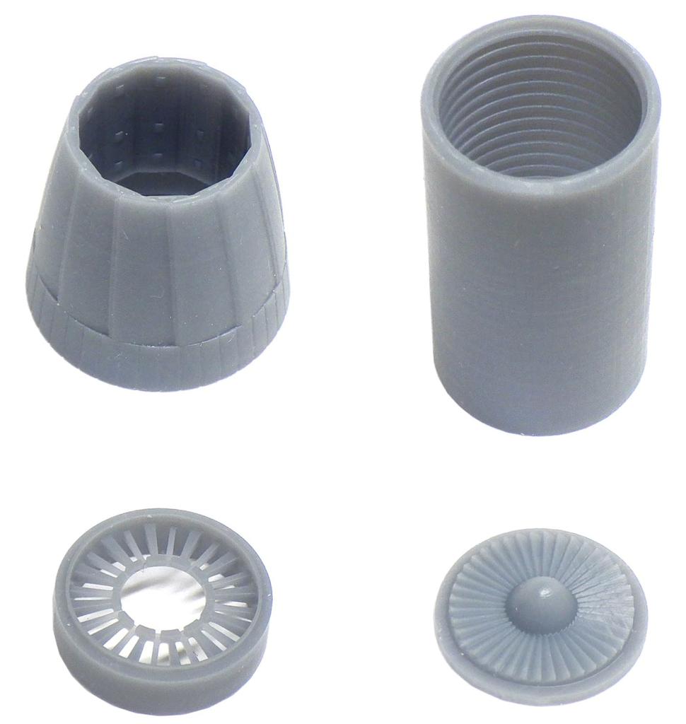 HMA Tigershark F404 Engine Nozzle Plastic Model Parts 1/48 F-20 (Airplane)