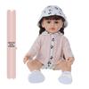 55cm Realistic Reborn Baby Doll with Movable Mouth - Soft Silicone Talking Toy for Children