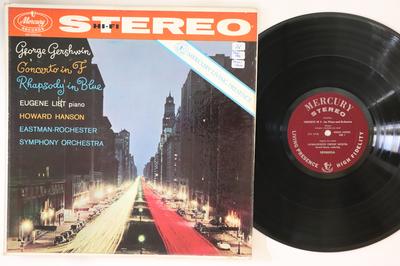 LP Record EUGENE LIST HOWARD HANSON EASTMAN  George Gershwin Concerto In F Rhaps SR90002 MERCURY LIVING 1961 US Classical Used