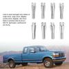 8pcs Door Latch Cable Repair Kit F2UZ15264A64A Aluminum Replacement For E-series Econoline Van 1992-2013