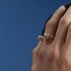 Invisible Collage ROUND SIGNATRUE RING_SILVER Round Signature Ring Silver