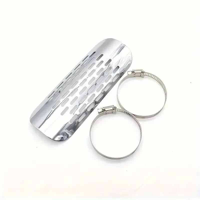 Motorcycle Exhaust Heat Shield | Harley Retro Modification Accessory | Motorcycle Heat Protection Plate
