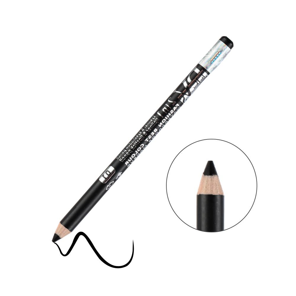 1PC Colorful Eyeliner Pencil Lip Liner Pen Wood Professional Lady Charming Long Lasting Waterproof Makeup Cosmetic Tool