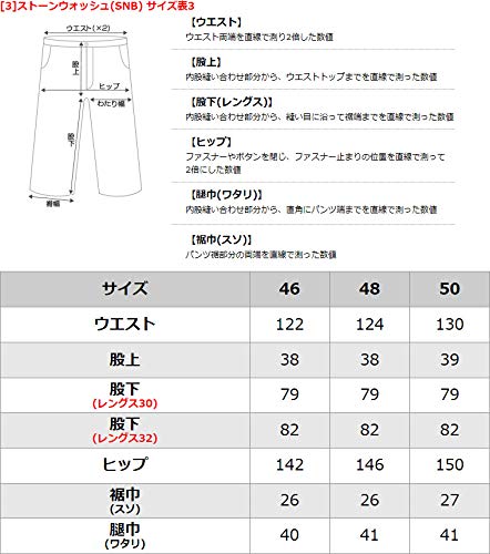 Dickies 9393 Men's Stonewashed Denim Pants, USA Model, Size W34 X L32 (Parallel Import)