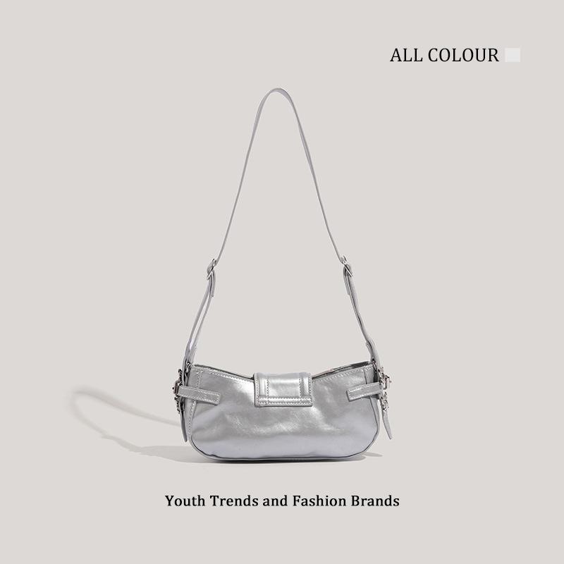 Premium texture crossbody niche butterfly design shoulder bag fashionable versatile portable handbag