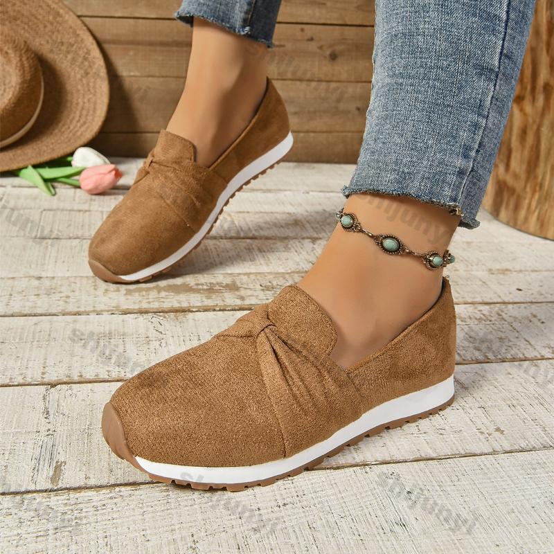 Women Thick Leopard Print Casual Slip-on Loafers Fashion Non Slip Soft Sole Platform Shoes Women Spring Comfortable Sports Shoes