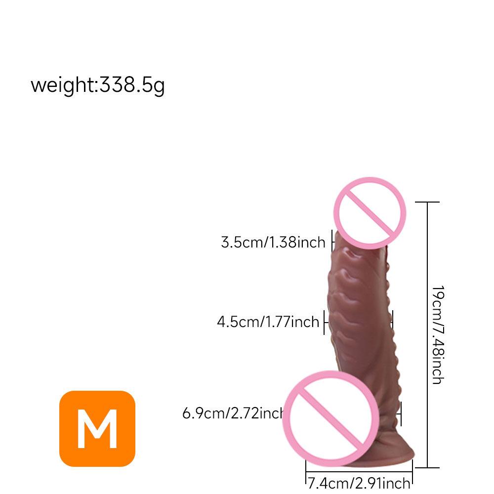 Liquid Silicon With Egg Suction Cup Red Headed Octopus Manual Dildo