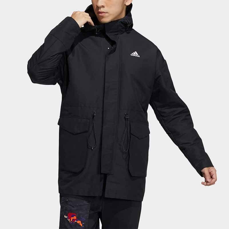 adidas CNY Collection Jackets Men's Black Hooded Moderate Other H37917