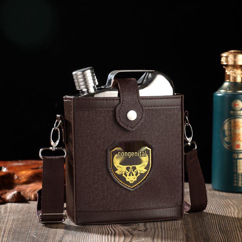 Anmu Premium 316/304 Stainless Steel Portable Liquor Jug