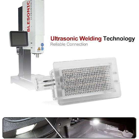 LED Courtesy Door Stepwell Light for Dodge Charger Challenger Dart Chrysler 200 300 Luggage Compartment Lamp Trunk Cargo Light Powered by High Power