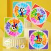 Children Montessori Wooden Clock Toys Hour Minute Second Cognition Colorful Clocks Toys For Kids Early Preschool Teaching Aids