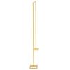 Wedding Arch Gold 338 X 35 X 300 Cm Steel