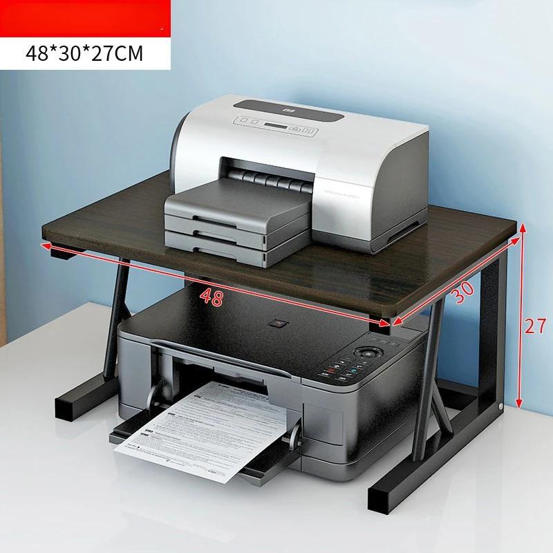 

Minimalist Modern Desktop Organizer Printer with Multiple Shelves and Stands Ideal for Home Office Storage