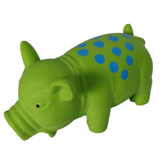 Latex-Schweinehundespielzeug Quietschendes Hundekauspielzeug für kleine, mittlere und große Hunde Interaktives schweinshaped Welpenspielzeug zur Zahnpflege