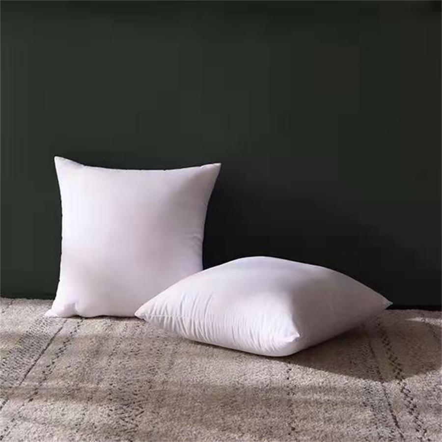 Classic 45x45cm Solid Color Cushion Core Soft Head Pillow Inner PP Cotton Filling Funny Health Care Customized Cushion Filler