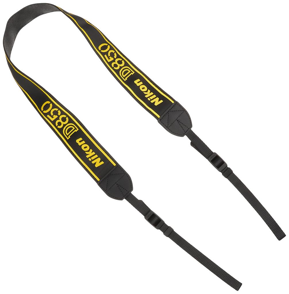 Nikon Neck Strap for SLR Cameras with D850 ANDC18 Logo, AN-DC18, Black,