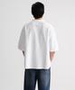 MUSINSA STANDARD Oversized Crop Pique Polo Shirt [White]