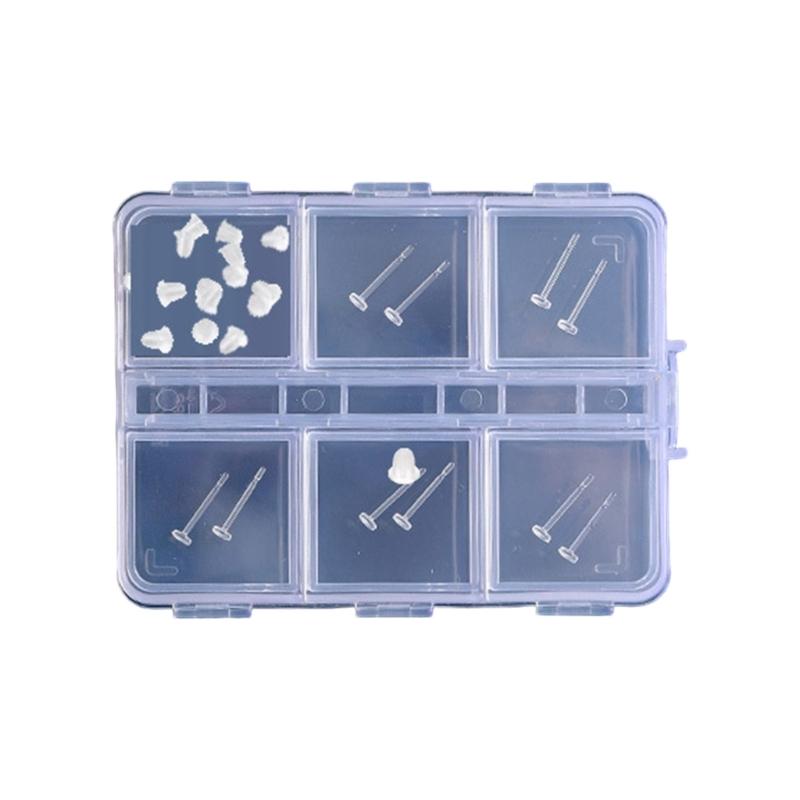 

Sturdy Clear Earrings Accessory For Sensitive Ears Resin Material With Various Styles Perfect For Everyday Activities