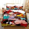 3D Print Hakos Baelz Anime Beding Set Bedrom Soft Modern Bedspreads Comefortable Children Kids Soft Duvet Cover Comfortable Quilt Cover And Pilowcase