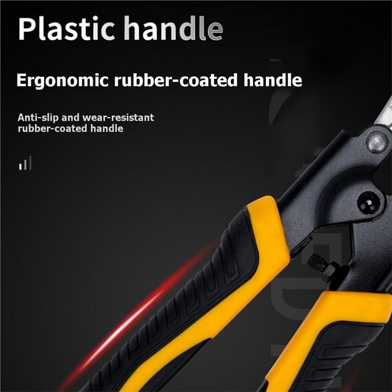 ABBP-Wire Cutters,8-Inch Heavy Duty, 1-Pack Professional Cable Cutting Tool With Non-Slip Handles