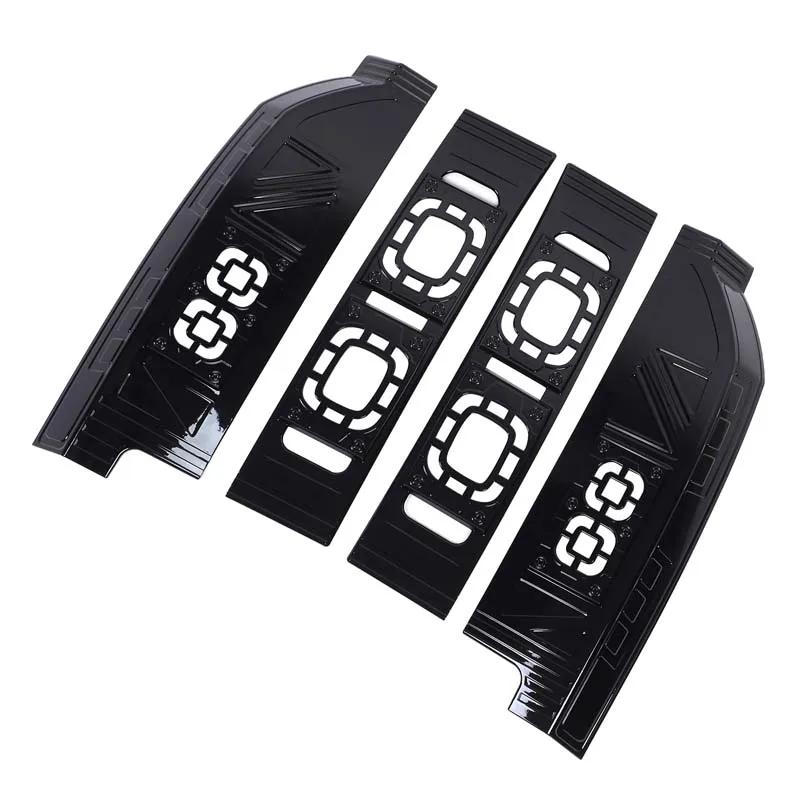 For Land Rover Defender 90 110 20-25 ABS Glossy black Car Rear Brake Light Wide Indicator Light Protective Net Cover Accessories