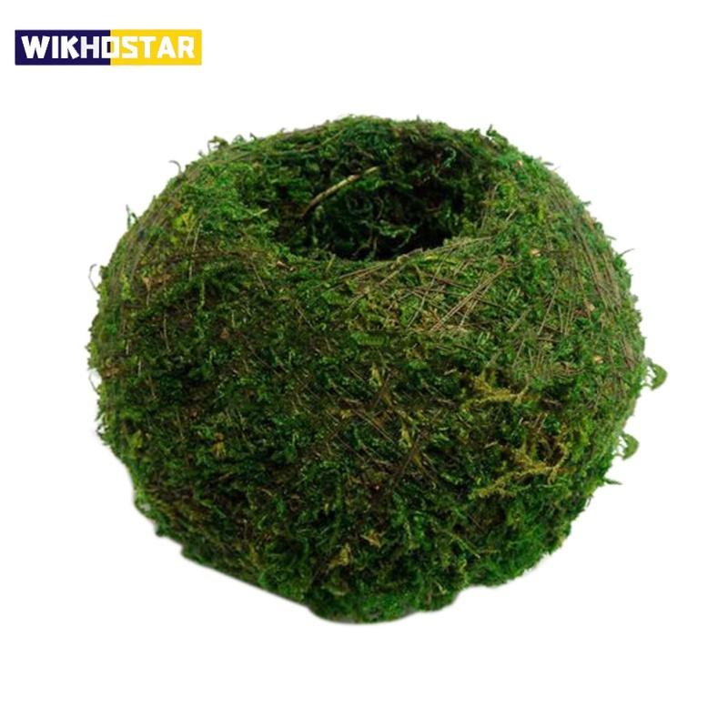 

Искусственный моховой шар зеленый цветочный горшок креативное садоводство своими руками горшечные растения бонсай дендробиум посадочный ящик украшение дома 12cm