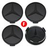 CRX1 Car Wheel Center Hub Caps 56mm 60mm 75mm ABS For Mercedes Benz W205 W166 W167  B C E S Class C200L GLC GLK CLA Replacement Parts