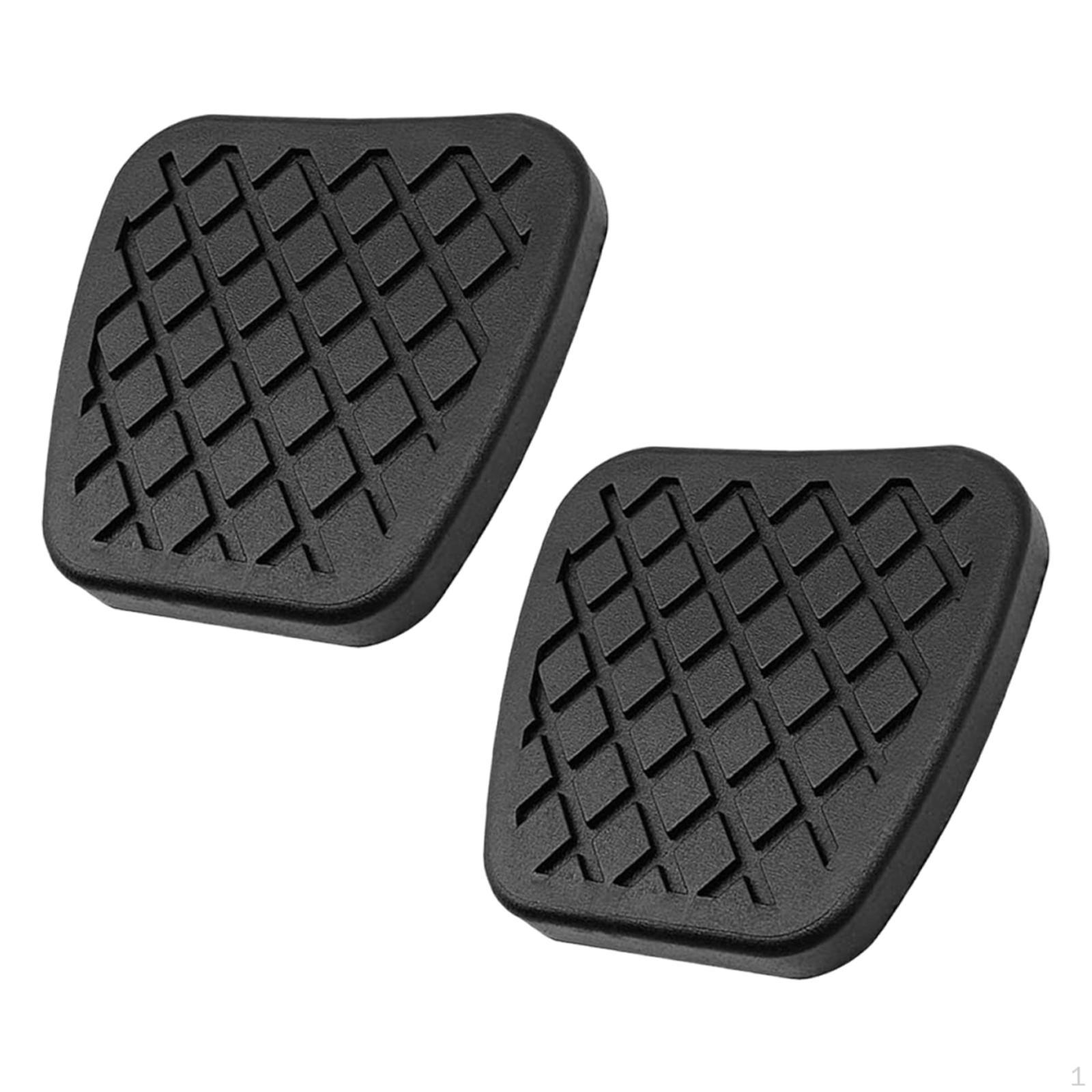 

2 Pieces Brake Pedal Pads Accessory Clutch Cover for