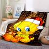 1pc Tweety Bird Blanket Lightweight Flannel Throw For Sofa, Bed, Travel, Livingroom, Office, Couch, Chair, And Bed