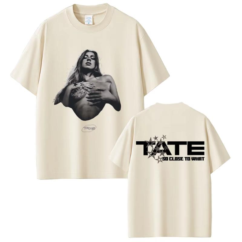 Tate McRae So Close To What Concert 2025 Tshirts Miss Possessive T Shirt Unisex Women Fashion Vintage Oversized Tshirt Streetwear