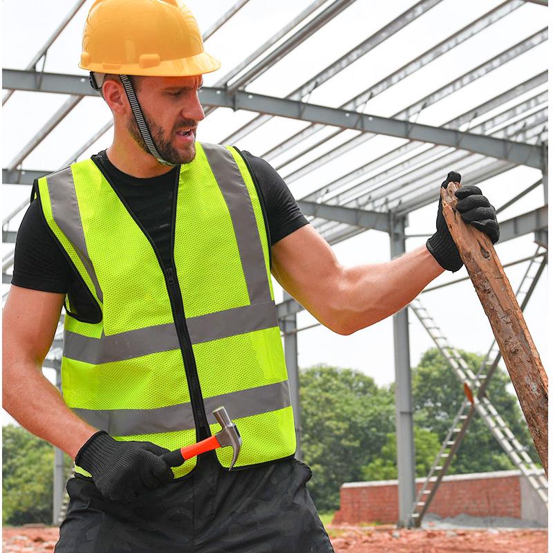 Reflective Safety Vest for Construction and Night Riding