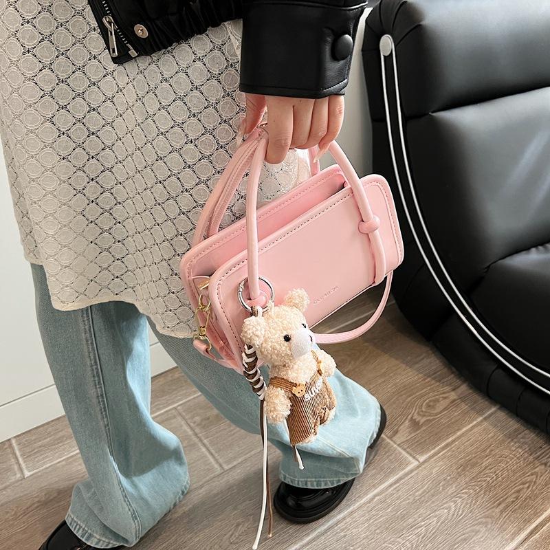 Premium bag women's spring and summer versatile 2025 new fashion messenger bag casual portable Boston bowling bag