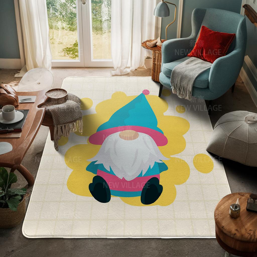 House Entrance Carpet Home Door Mat Living Room Bath Foot Bathroom Non-slip Water Absorption Rugs Bath Merry Christmas Winter