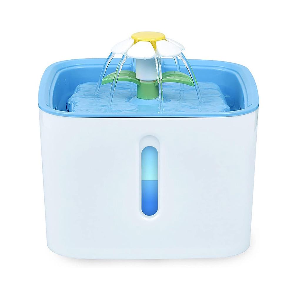 2,4L Leise Katzenwasserfontäne mit LED-Licht & Automatischer Abschaltung