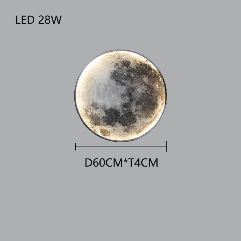 LED Creative Universe Moon Celling Light Wall Lamps Bedroom Living Room Bedside Earth Chandelier Stairs Aisle Wall Background