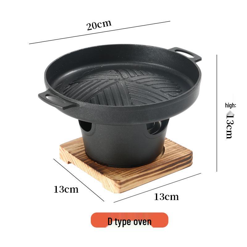 Zibo Portable Charcoal BBQ: Mini Japanese Alcohol Stove for Indoor/Outdoor Use
