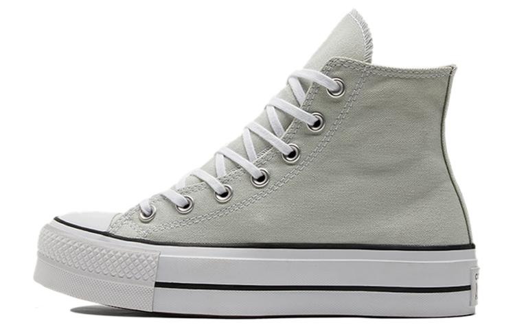 Women's Sneakers Converse Wmns Chuck Taylor All Star Lift Platform High 'Light Silver'
