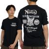 Norton Men's Monotone Patch Embroidered Dry Short Sleeve T-Shirt, Size L, Black (JP, Alphabet, Size 252n1000)