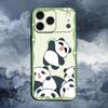 C-Cartoon Cute Panda Bear Case For iPhone 15,17,16,12,14,13,11,Plus,Pro Max,XS,X,Mini,8,7,XR,SE,Soft Silicone Black