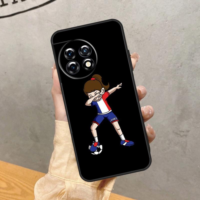 

Morocco Dabbing Soccer Girl Case For OnePlus 15 R 13 13R 13T 12 11 10R 10T 8T 9 10 Pro Nord CE 5 4 2 3 Lite N20 N30 Cover OnePlus 12R
