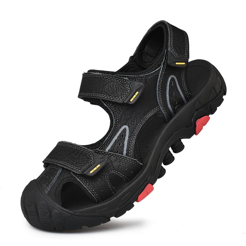 FashionCasual Men Sandals Summer Shoes Soft Sandal Mens Sandles Outdoor Breathable Comfort Slip On Plus Big Size 38-46 Sandalias Hombre