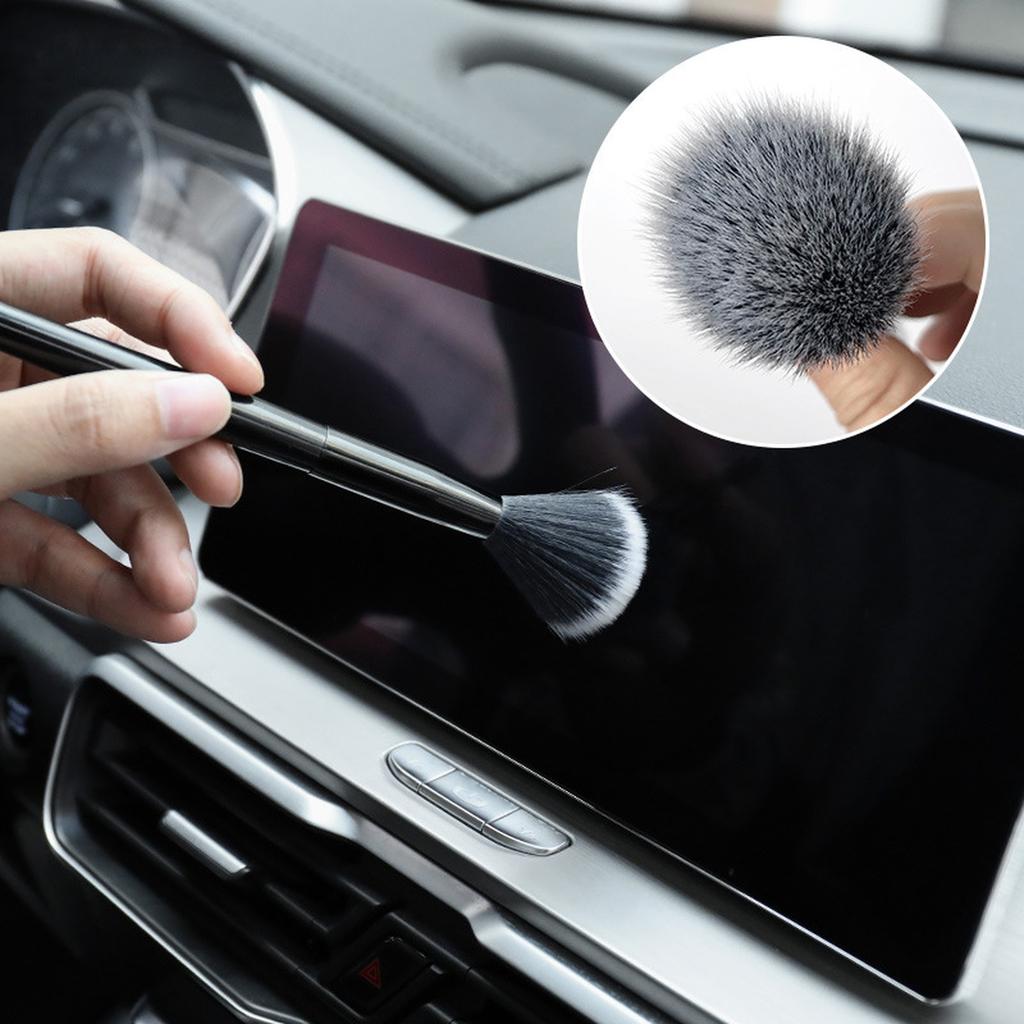 Ultra-Soft Detailing Brush Super Dense Auto Interior Detail Brush With Synthetic Bristles Car Dashboard Duster Detailing Brush