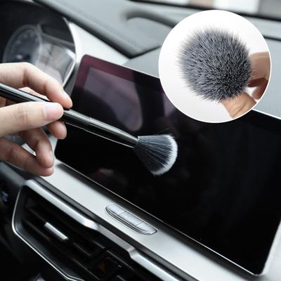 Ultraweicher Detailpinsel Superdichter Auto-Innenraum-Detailpinsel mit synthetischen Borsten Staubwedel für Armaturenbrett Detailpinsel