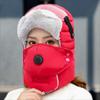 Winter Outdoor Men's and Women's Windproof Ear Protection Face Lei Feng Hat Winter Goggles Thickened Cold Hat Warm Cotton Hat