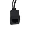 Durability PoE Injector and Splitter Set for Efficient Power Delivery To NonPoE Devices with Ethernet Cable 17cm