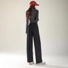 Women's Urban Wool Blend Fleece-Lined Wide-Leg Trousers: Autumn 2025 Bestseller for Comfortable Casual Commutes
